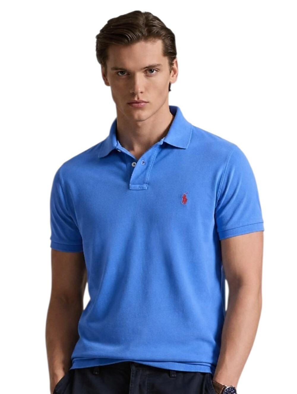 Polo Ralph Lauren Custom Fit Polo Shirt XXL Blue Short Sleeve
